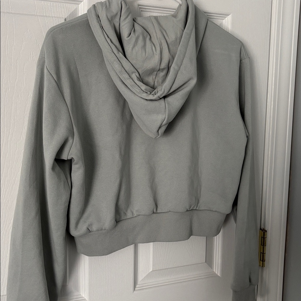 💐 Seafoam Green Zip Up Hoodie Women’s Size S Casual - Picture 4 of 4
